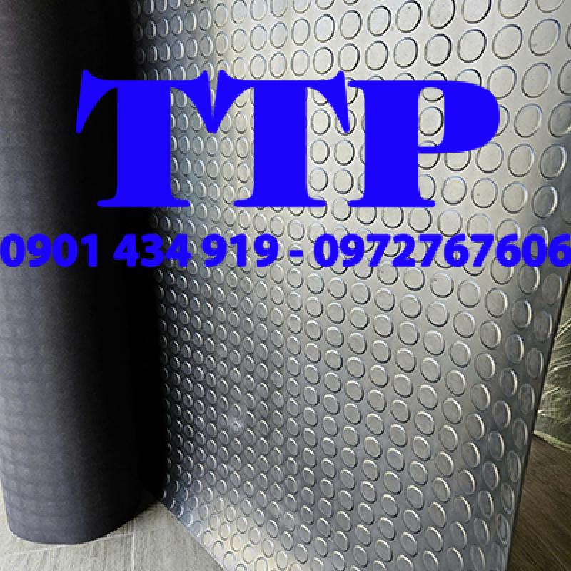 Cao su cuộn chống trượt vân đồng tiền