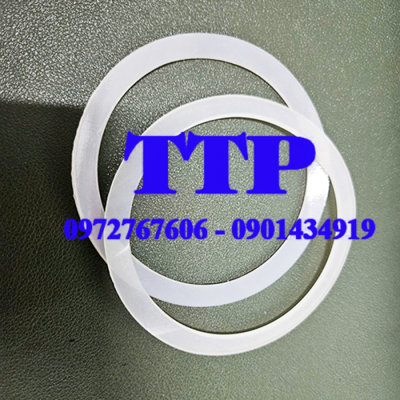 Vòng đệm silicon trắng